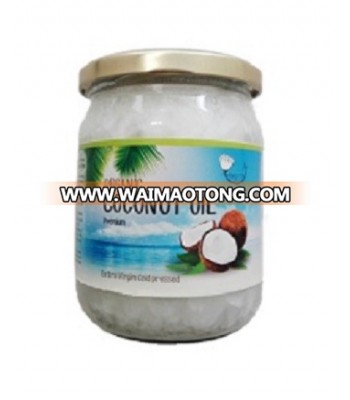 Organic Extra Virgin Cold Pressed Coconut Oil Food & Cosmetics 450 ml (ISO certified; AMRITA/PRIVATE LABEL/BULK)